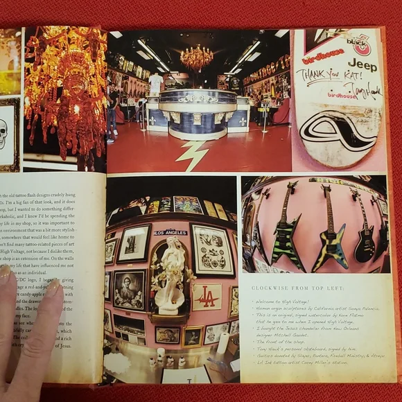 HIGH VOLTAGE TATTOO Kat Von D L.A. Ink 2009 Hardcover pictures bio - Picture 4 of 8